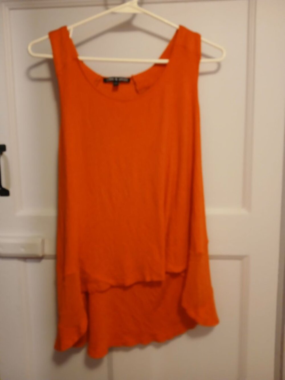 Cable & Gauge Womens M Orange Top